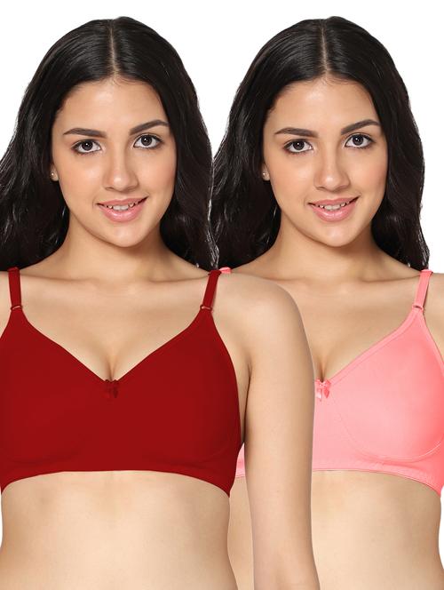 pack of 2 solid t-shirt bra - 19242710 - Very Small Image - 1