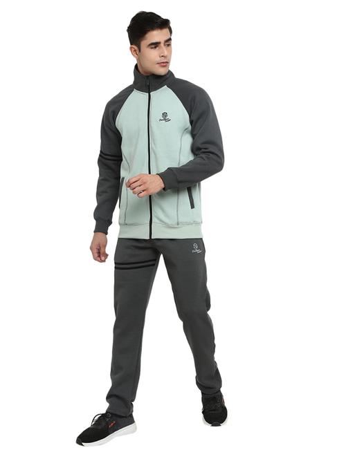 solid  full length track suit - 19242842 - Very Small Image - 1