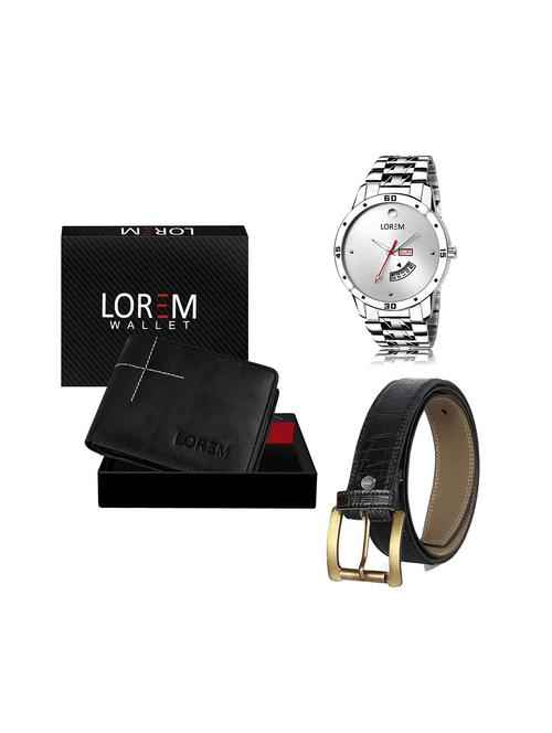 belt, wallet & watch gift combo - 19243857 - Very Small Image - 1