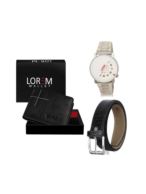 belt, wallet & watch gift combo - 19244672 - Very Small Image - 1