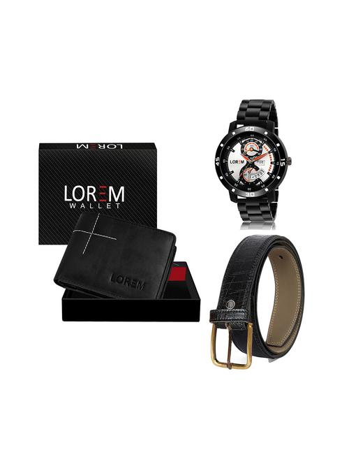 belt, wallet & watch gift combo - 19244939 - Very Small Image - 1