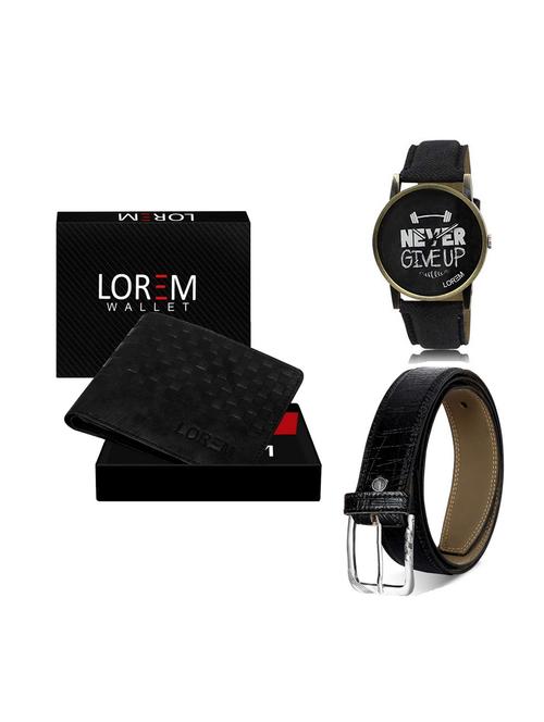 belt, wallet & watch gift combo - 19247905 - Very Small Image - 1