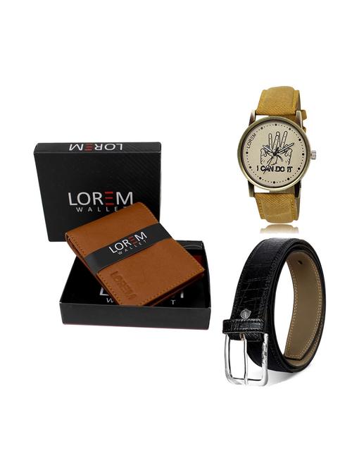 belt, wallet & watch gift combo - 19248499 - Very Small Image - 1