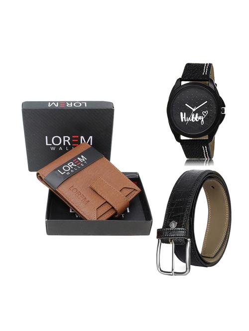 belt, wallet & watch gift combo - 19248810 - Very Small Image - 1