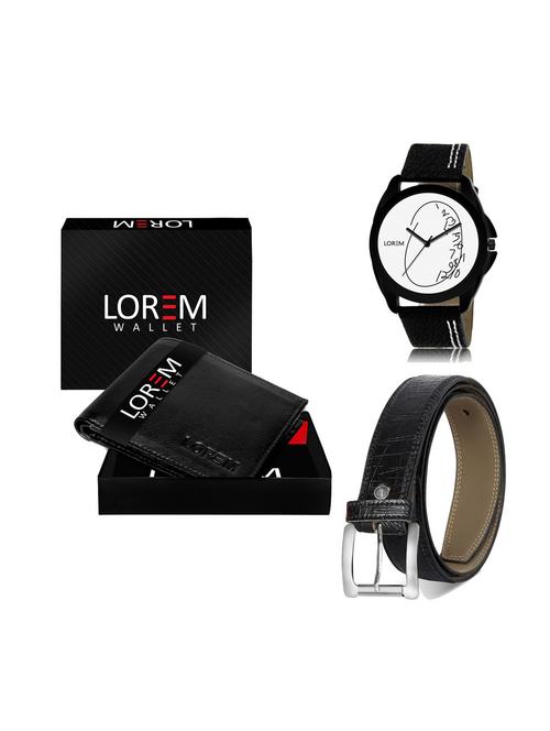 belt, wallet & watch gift combo - 19251538 - Very Small Image - 1
