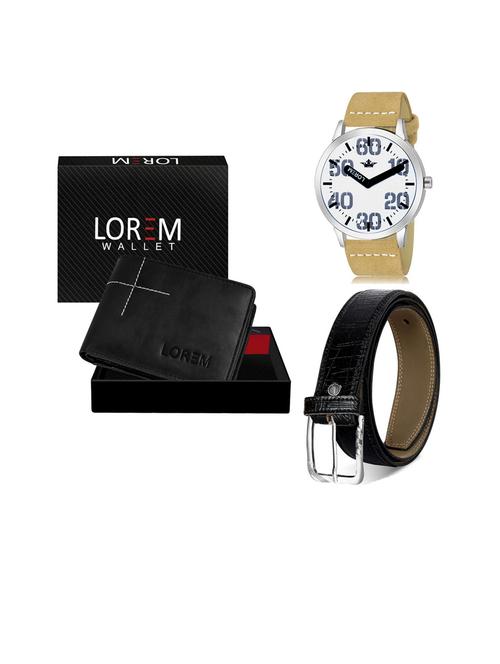 belt, wallet & watch gift combo - 19253581 - Very Small Image - 1