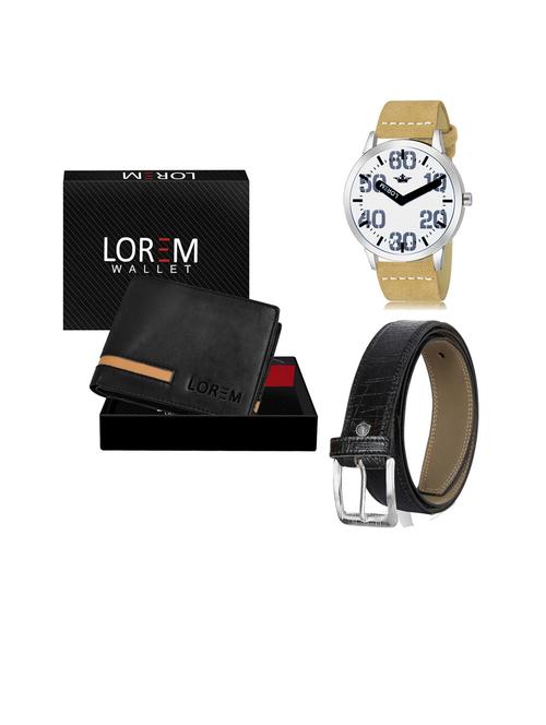 belt, wallet & watch gift combo - 19253594 - Very Small Image - 1