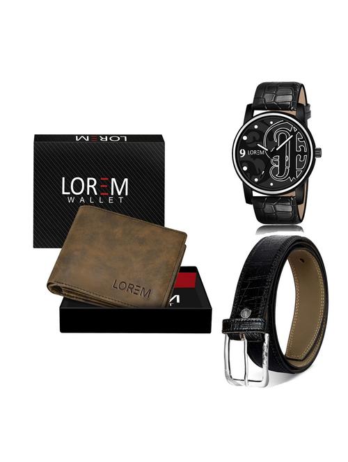 belt, wallet & watch gift combo - 19255782 - Very Small Image - 1
