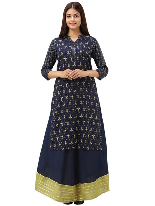 printed kurta sharara set - 19257375 - Very Small Image - 1