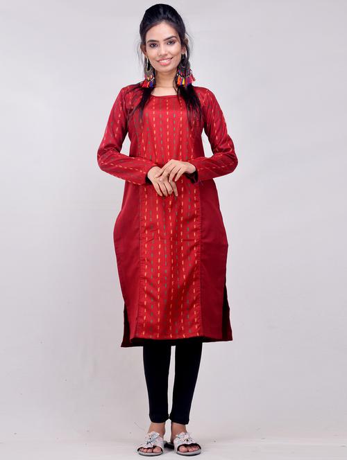 women's straight kurta - 19258013 - Very Small Image - 1