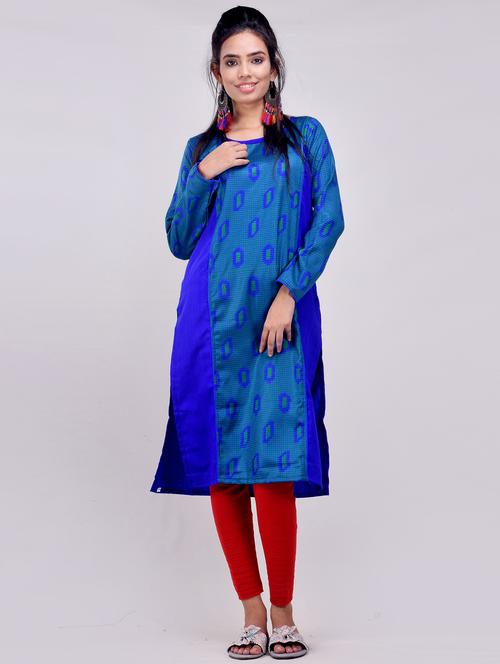 women's straight kurta - 19258015 - Very Small Image - 1