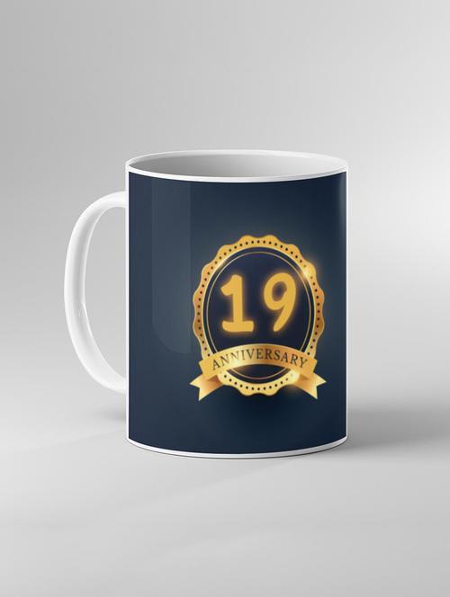 anniversary printed coffee mug - 19259861 - Very Small Image - 1