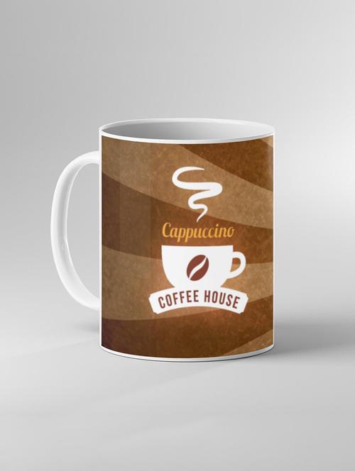 brown  printed coffee mug - 19260091 - Very Small Image - 1