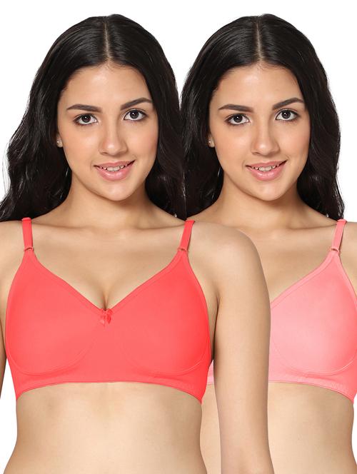 pack of 2 solid t-shirt bra - 19260842 - Very Small Image - 1