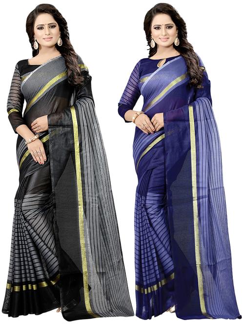 women's saree combo with blouse - 19261067 - Very Small Image - 1