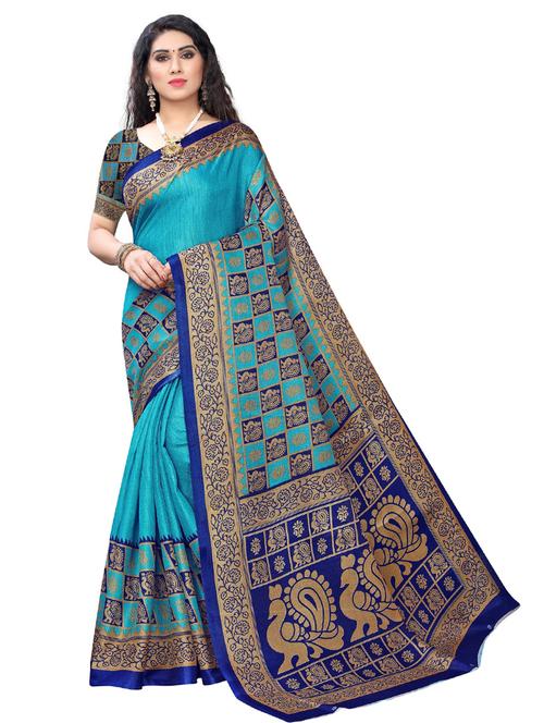 self designed mysore saree with blouse - 19261568 - Very Small Image - 1