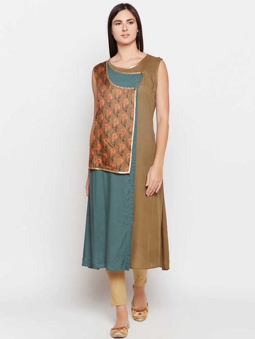 women's a-line kurta - 19264365 - Very Small Image - 1