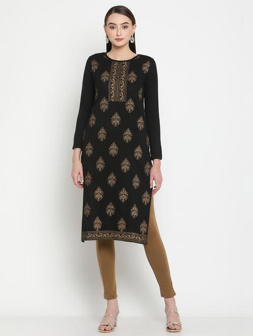 women's straight kurta - 19264426 - Very Small Image - 1