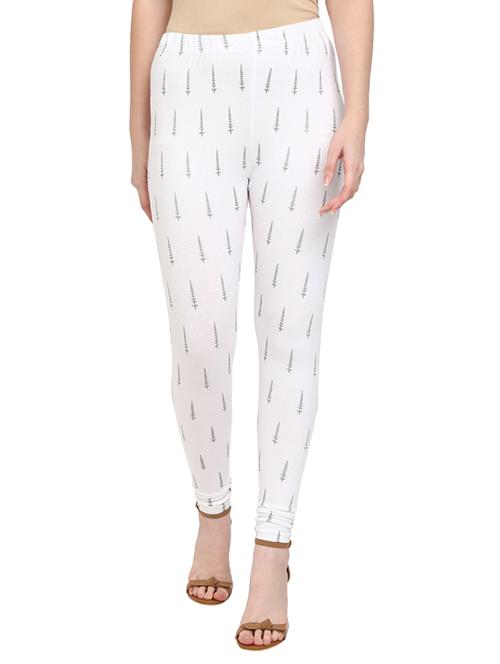 white printed cotton legging - 19264726 - Very Small Image - 1
