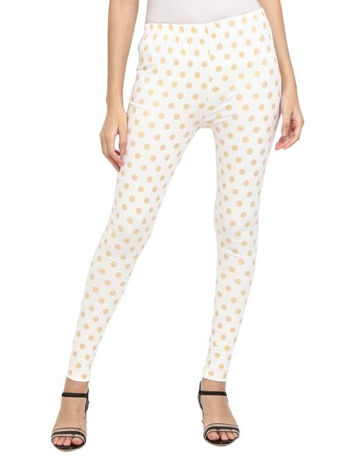 white printed cotton legging - 19264727 - Very Small Image - 1