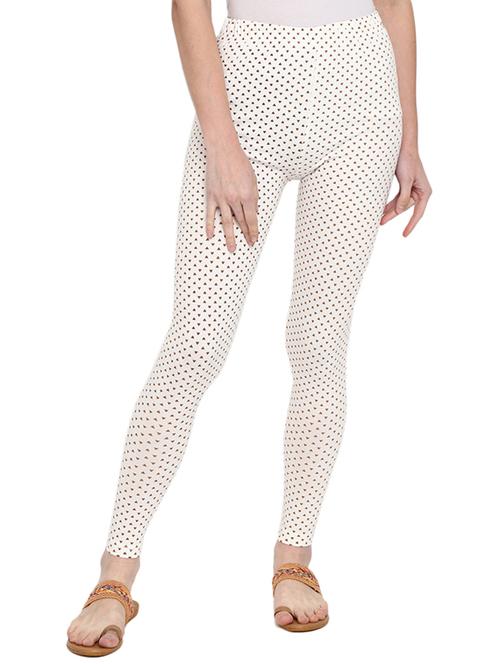 white printed cotton legging - 19264776 - Very Small Image - 1