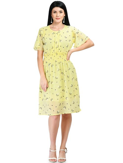 women's fit & flare floral dress - 19267765 - Very Small Image - 1