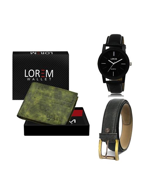 belt, wallet & watch gift combo - 19268145 - Very Small Image - 1