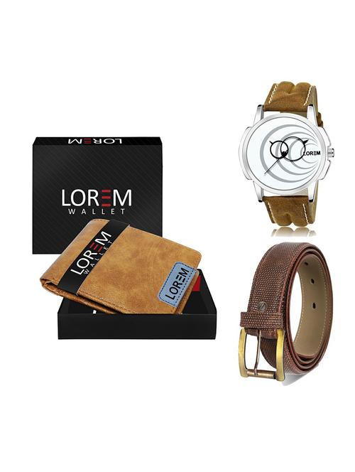 belt, wallet & watch gift combo - 19273721 - Very Small Image - 1