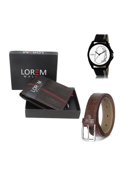 belt, wallet & watch gift combo - 19278786 - Very Small Image - 1