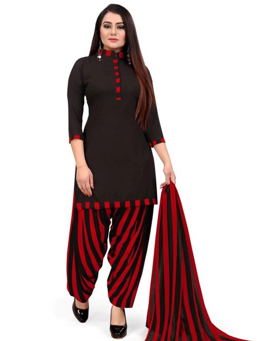 printed unstitched suit set - 19284013 - Very Small Image - 1