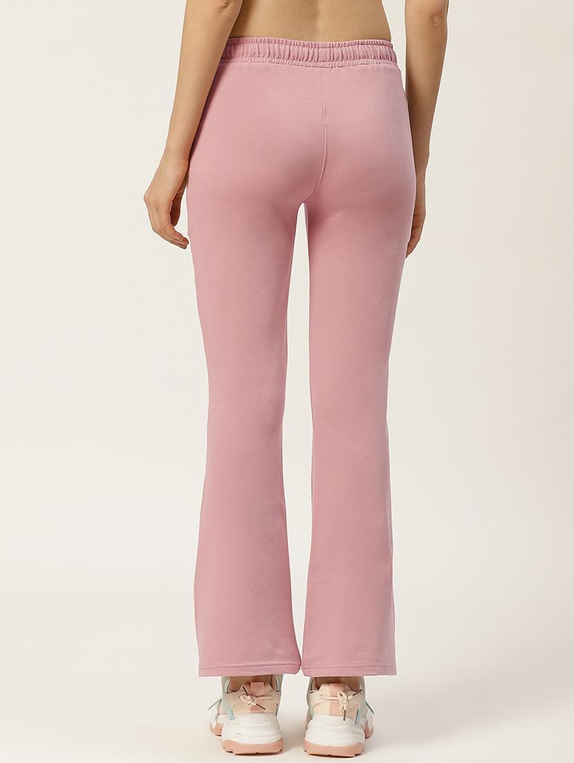 pink solid track pant - 19285116 - Standard Image - 2