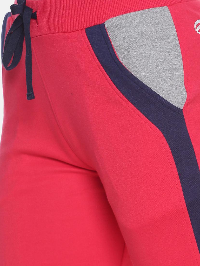 pink cotton blend track pant - 19285130 - Zoom Image - 2