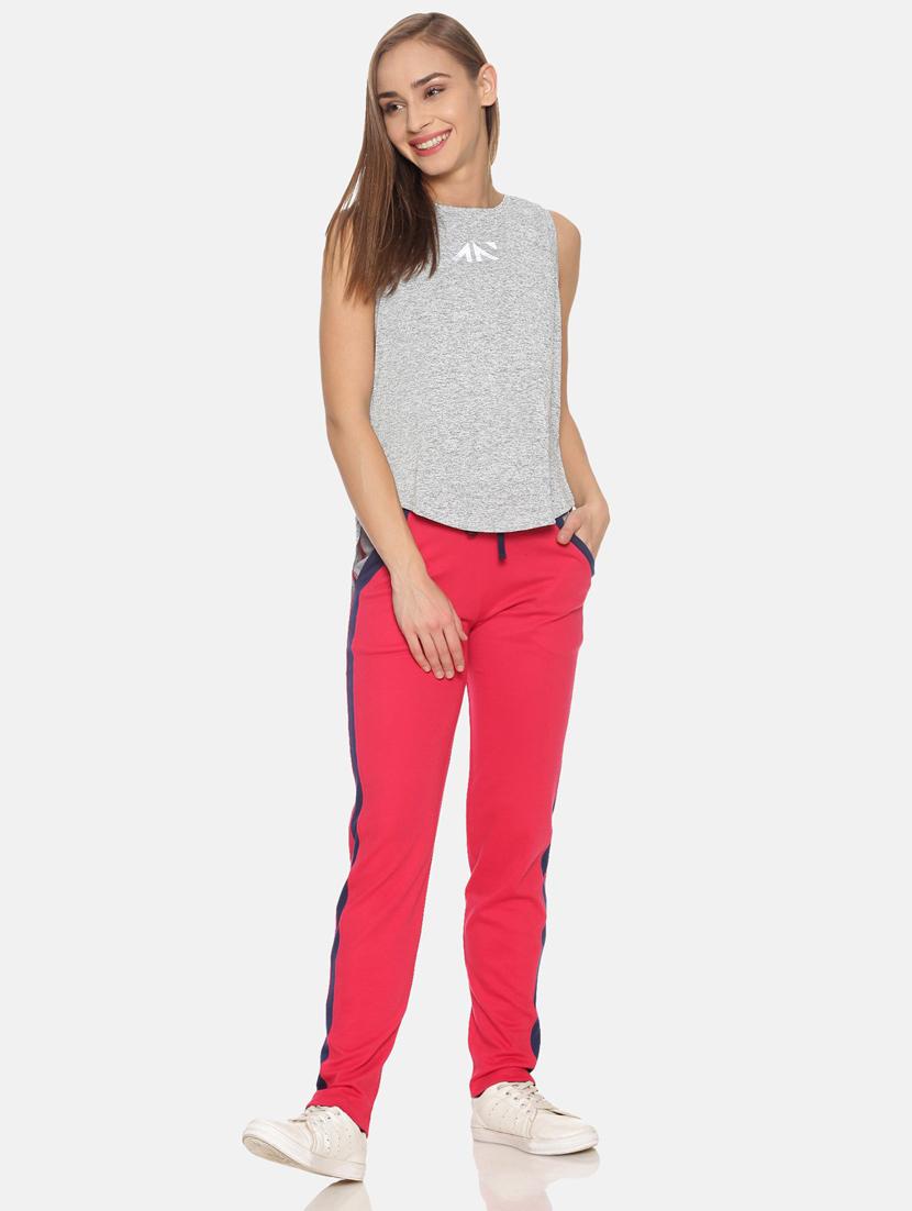 pink cotton blend track pant - 19285130 - Zoom Image - 3