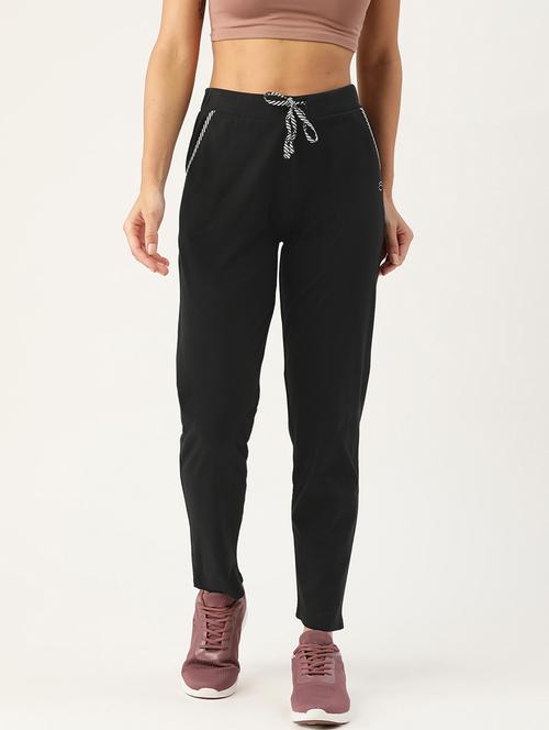 mid rise solid track pant - 19285172 - Very Small Image - 1