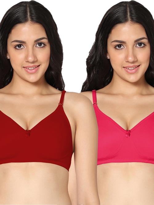 pack of 2 cotton t-shirt bra - 19285431 - Very Small Image - 1