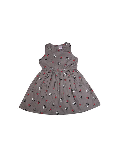 girls round neck frock - 19286379 - Very Small Image - 1