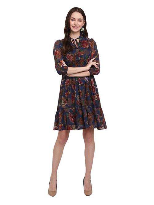 women's tiered dress floral dress - 19286908 - Very Small Image - 1