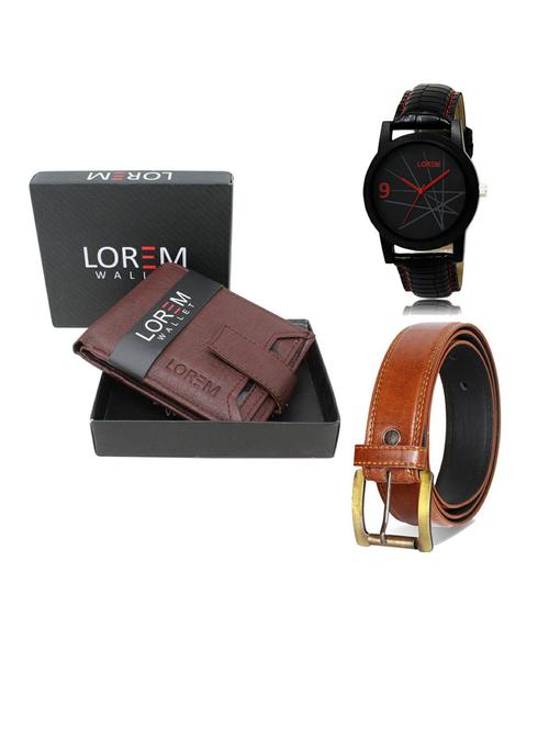 belt, wallet & watch gift combo - 19287729 - Very Small Image - 1