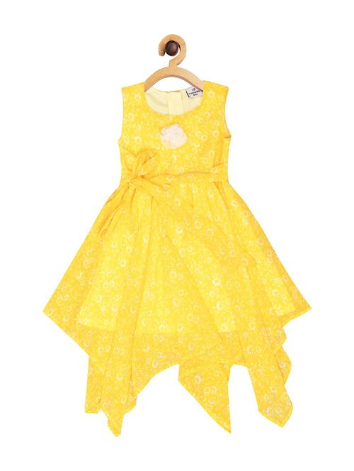girls round neck sleeveless frock - 19293366 - Very Small Image - 1