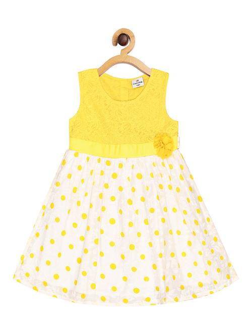 yellow printed a-line frock - 19293368 - Very Small Image - 1