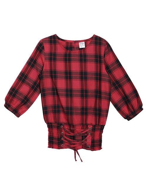 girls round neck top - 19293417 - Very Small Image - 1