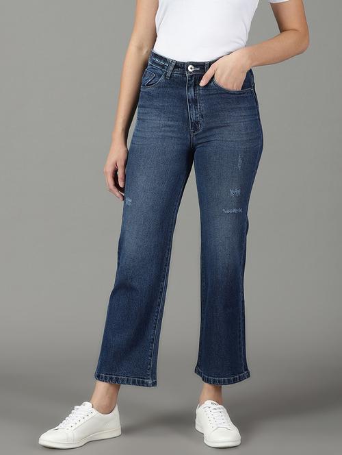 women's distress bootcut jeans - 19294672 - Very Small Image - 1