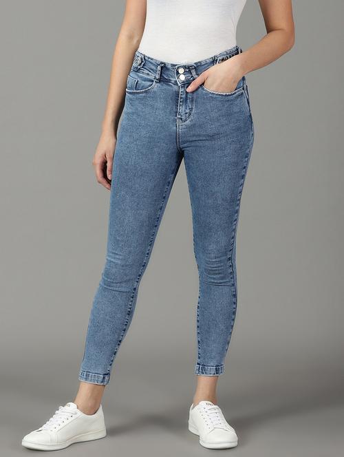 women's plain skinny fit jeans - 19294689 - Very Small Image - 1