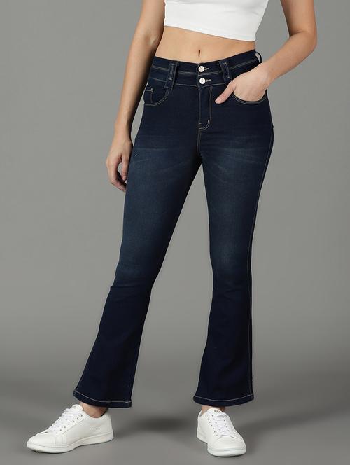 women's plain bootcut jeans - 19294751 - Very Small Image - 1