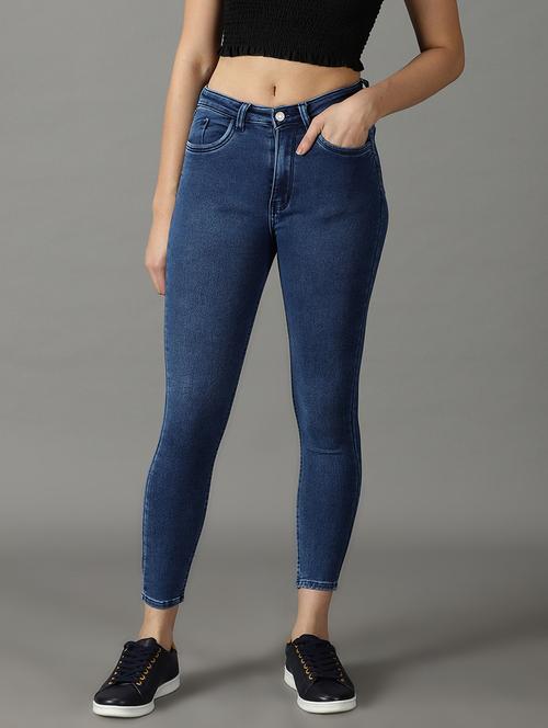 women's plain skinny fit jeans - 19294782 - Very Small Image - 1