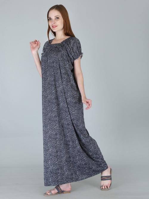 women black printed nighty - 19295337 - Very Small Image - 1