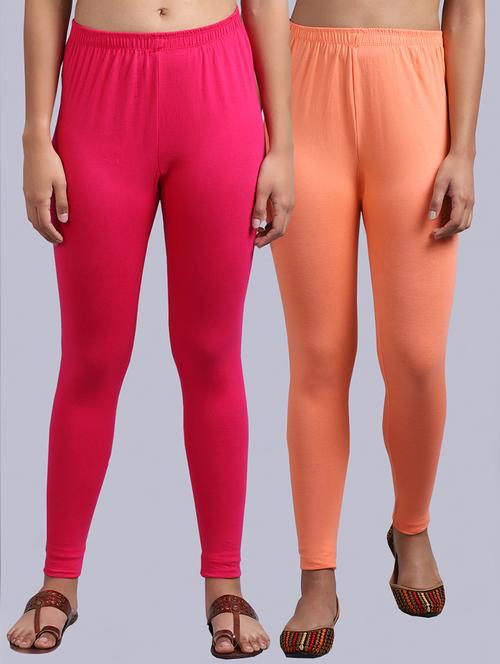 pack of 2 solid leggings - 19295795 - Very Small Image - 1