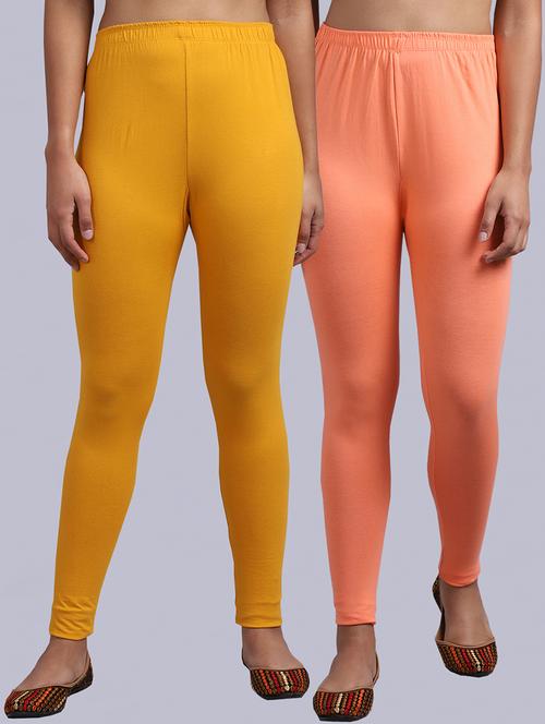 pack of 2 solid leggings - 19295839 - Very Small Image - 1