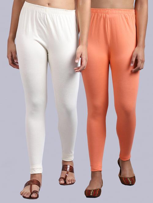 pack of 2 solid leggings - 19295841 - Very Small Image - 1