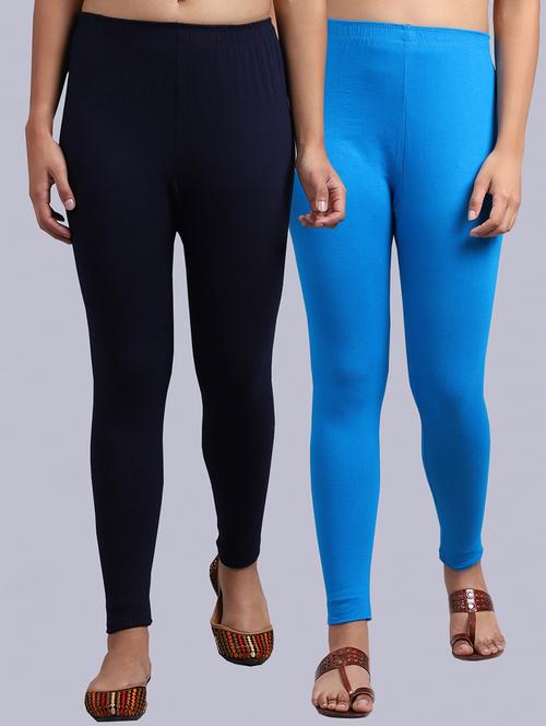 pack of 2 solid leggings - 19295843 - Very Small Image - 1